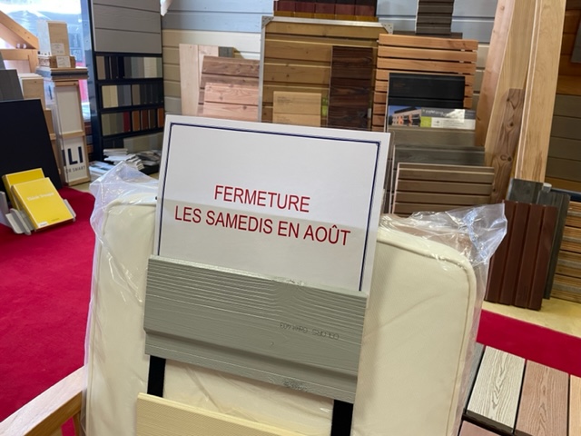 Fermeture samedi aoutien