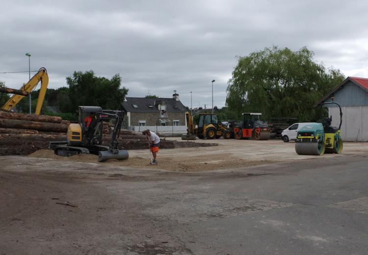 Agrandissement de la zone de stockage - Ets Soulaine - Questembert - Bois et dérivés - Matériaux de construction